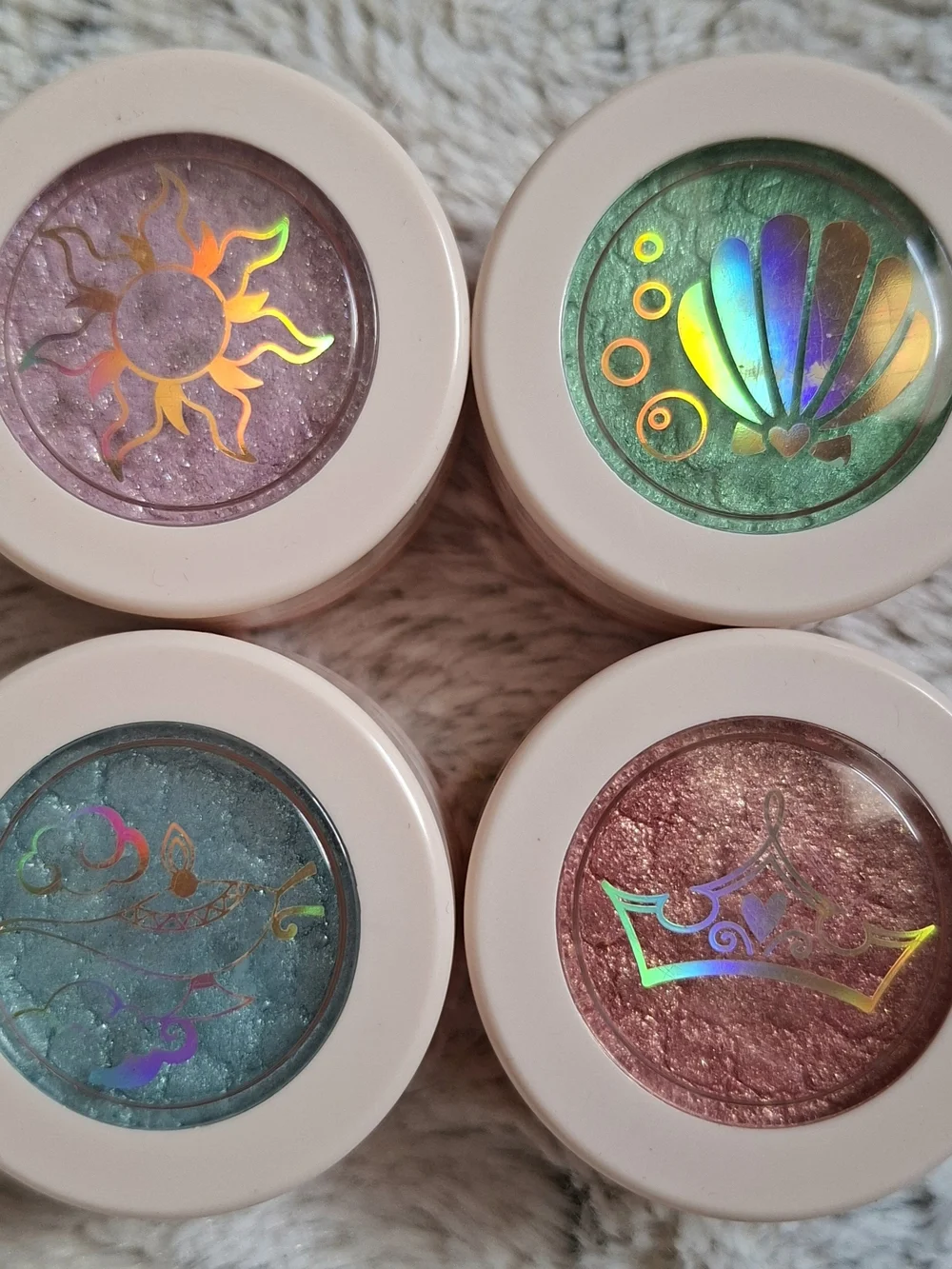 Disney Princess Super Shock Shadow Set of 4 Colourpop Cosmetics - Picture 1 of 13